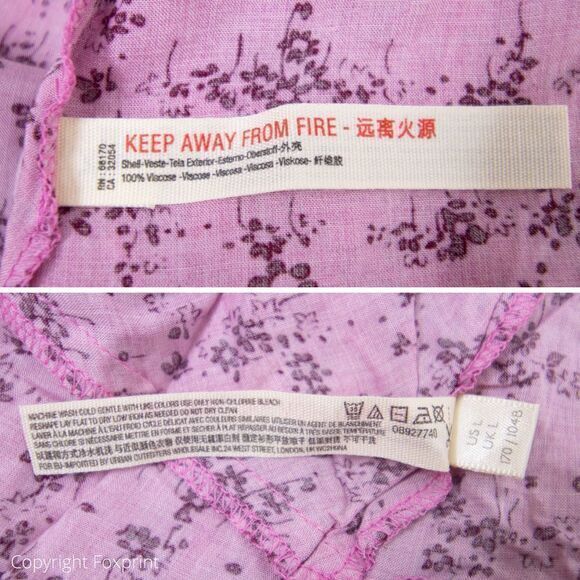 NEW Intimately Free People Caught Up Printed Slip Dress, Pink, Large - Picture 16 of 16